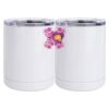 10 oz. White Stainless Steel Short Tumbler Thumbnail