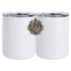 10 oz. White Stainless Steel Short Tumbler Thumbnail
