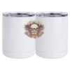 10 oz. White Stainless Steel Short Tumbler Thumbnail