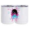 10 oz. White Stainless Steel Short Tumbler Thumbnail