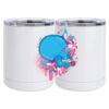 10 oz. White Stainless Steel Short Tumbler Thumbnail