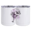 10 oz. White Stainless Steel Short Tumbler Thumbnail