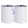 10 oz. White Stainless Steel Short Tumbler Thumbnail