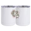 10 oz. White Stainless Steel Short Tumbler Thumbnail