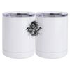 10 oz. White Stainless Steel Short Tumbler Thumbnail