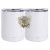 10 oz. White Stainless Steel Short Tumbler Thumbnail