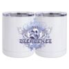 10 oz. White Stainless Steel Short Tumbler Thumbnail