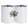 10 oz. White Stainless Steel Short Tumbler Thumbnail