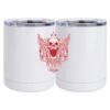 10 oz. White Stainless Steel Short Tumbler Thumbnail