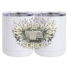 10 oz. White Stainless Steel Short Tumbler Thumbnail