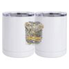 10 oz. White Stainless Steel Short Tumbler Thumbnail