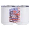 10 oz. White Stainless Steel Short Tumbler Thumbnail