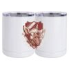 10 oz. White Stainless Steel Short Tumbler Thumbnail
