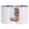 10 oz. White Stainless Steel Short Tumbler Thumbnail