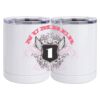 10 oz. White Stainless Steel Short Tumbler Thumbnail