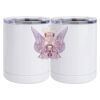 10 oz. White Stainless Steel Short Tumbler Thumbnail