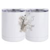 10 oz. White Stainless Steel Short Tumbler Thumbnail