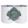 10 oz. White Stainless Steel Short Tumbler Thumbnail