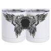 10 oz. White Stainless Steel Short Tumbler Thumbnail