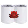 10 oz. White Stainless Steel Short Tumbler Thumbnail