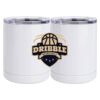 10 oz. White Stainless Steel Short Tumbler Thumbnail