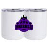 10 oz. White Stainless Steel Short Tumbler Thumbnail