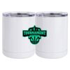 10 oz. White Stainless Steel Short Tumbler Thumbnail