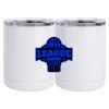 10 oz. White Stainless Steel Short Tumbler Thumbnail