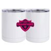 10 oz. White Stainless Steel Short Tumbler Thumbnail