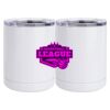 10 oz. White Stainless Steel Short Tumbler Thumbnail