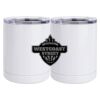 10 oz. White Stainless Steel Short Tumbler Thumbnail