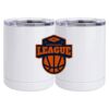 10 oz. White Stainless Steel Short Tumbler Thumbnail