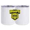 10 oz. White Stainless Steel Short Tumbler Thumbnail