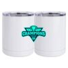 10 oz. White Stainless Steel Short Tumbler Thumbnail