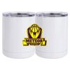 10 oz. White Stainless Steel Short Tumbler Thumbnail