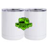 10 oz. White Stainless Steel Short Tumbler Thumbnail