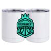 10 oz. White Stainless Steel Short Tumbler Thumbnail