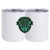 10 oz. White Stainless Steel Short Tumbler Thumbnail