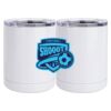 10 oz. White Stainless Steel Short Tumbler Thumbnail