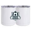 10 oz. White Stainless Steel Short Tumbler Thumbnail