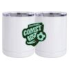 10 oz. White Stainless Steel Short Tumbler Thumbnail