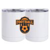 10 oz. White Stainless Steel Short Tumbler Thumbnail