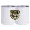 10 oz. White Stainless Steel Short Tumbler Thumbnail
