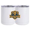 10 oz. White Stainless Steel Short Tumbler Thumbnail