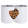 10 oz. White Stainless Steel Short Tumbler Thumbnail
