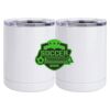 10 oz. White Stainless Steel Short Tumbler Thumbnail