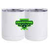10 oz. White Stainless Steel Short Tumbler Thumbnail