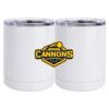 10 oz. White Stainless Steel Short Tumbler Thumbnail