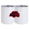 10 oz. White Stainless Steel Short Tumbler Thumbnail