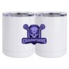 10 oz. White Stainless Steel Short Tumbler Thumbnail